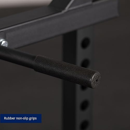Miniatura 6 de Titan Fitness Barras de inmersión serie T-2, accesorio de inmersión montado en estante estilo J-Hook, capacidad de 880 libras, se adapta a acero