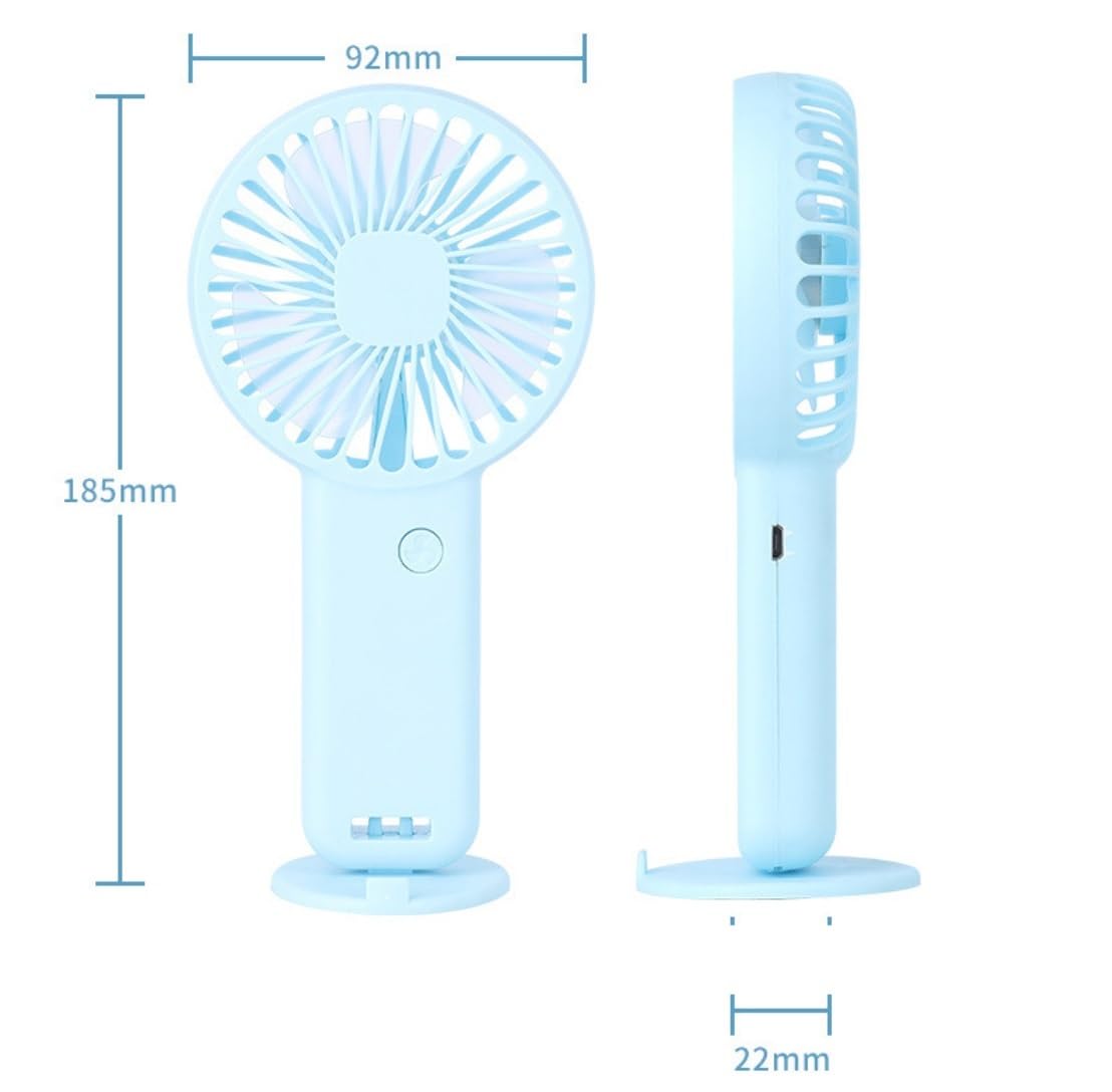 Ventilatore di Raffreddamento, Ventilatore Portatile Da Collo Piccolo Pieghevole Multifunzionale Ventola Di Raffreddamento USB Per Ufficio All'aperto Forte Vento
