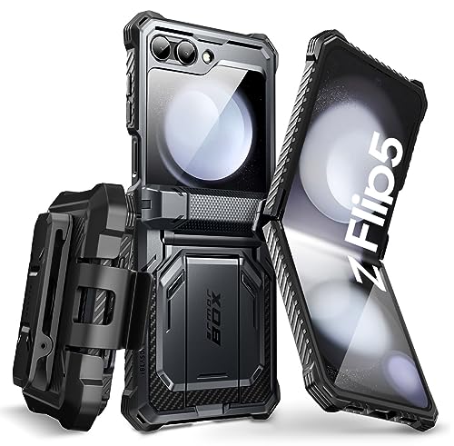 Coque magnétique pour Samsung Galaxy Z Flip 5 anti-rayure avec support