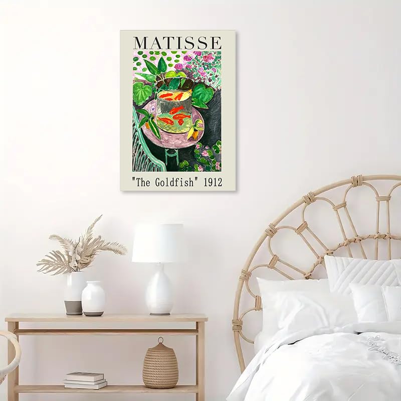 Image of Goldfish Stamped Cross Stitch Kits for Adults - Embroidery Kits for Beginners Adults,11 CT Patterns Dimensions Counted Cross Stitch Kits for Adults Arts Craft 12x16 inch