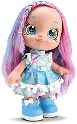 Bambola Boneca Rainbow Nails Pink e Azul 26cm