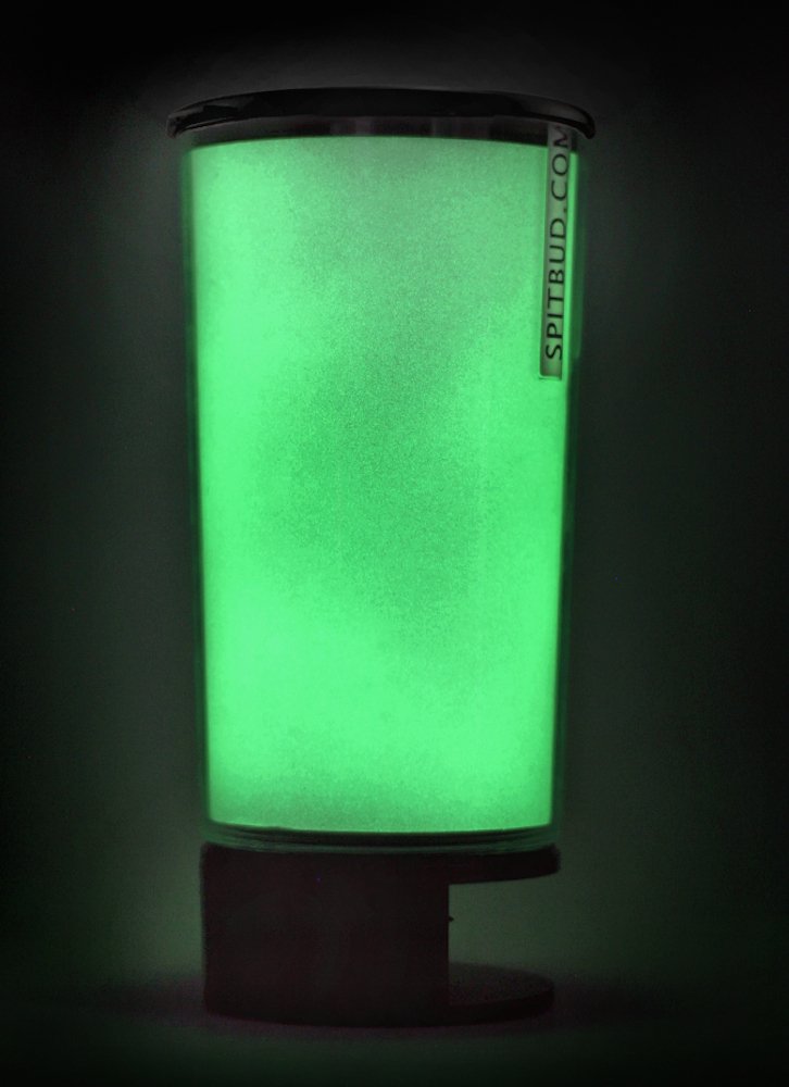 GLOWBUD Spit Bud Portable Spittoon with Can Opener: The Ultimate Spill-Proof Spitter by Spitbud