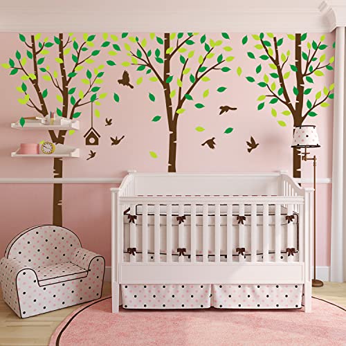 Vinilos decorativos pared selva y aves 320x205 cm miniatura 2