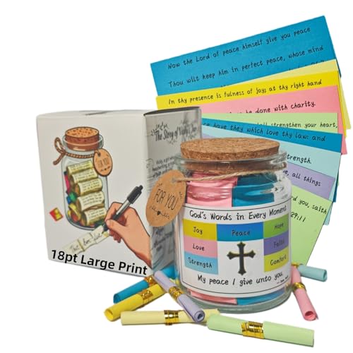 Bible Verse Jar for Women – Modern Language Large Print