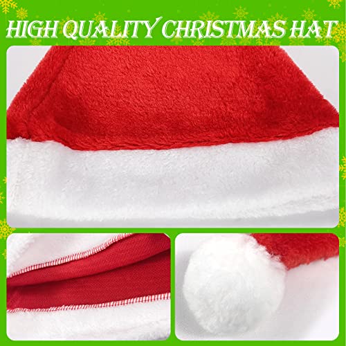 Qlinleaf CHRISTMAS HAT S Santa Hat For Kids And Christmas Glasses Eyeglasses For Xmas Holiday Party thumb #3