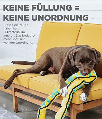 Outward Hound Invincibles - Hundespielzeug - Plüsch-Schlange - Grün - XXL