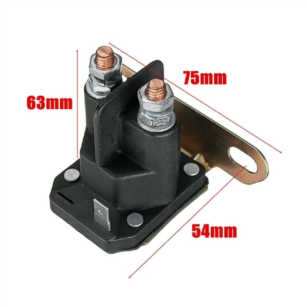 Relè Solenoide Di Avviamento CGEAMDY 12V Universale Per Moto E Auto - 8,5x8x7 Cm, Bobina In Rame, Alluminio Rivestito