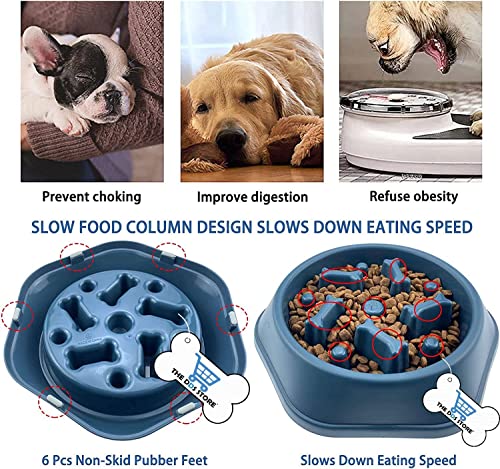 THE-DDS-STORE-Slow-Feeder-Dog-Bowls-Food-Stop-Bloat-Anti-Gulping-Healthy-Eating-Interactive-Non-Slip-Dog-Slow-Feeder-Pet-Bowl-Slow-Eating-for-Small-Medium-Size-Dogs1-Piece-Color-May-Vary