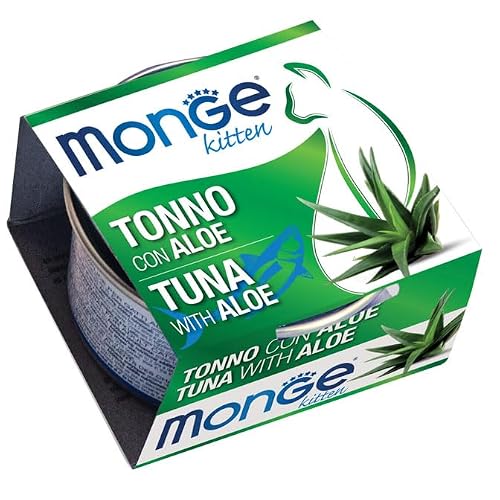 Monge Kitten – Cibo umido per gattini, tonno, 24 × 80 g