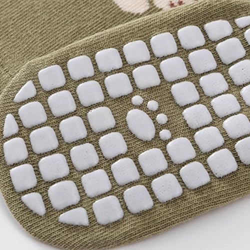 Toddler Socks, 1 Pair Baby Nonslip Socks Soft & Breathable Foot Warmer Cotton Sock for Toddler Learning to Walk4