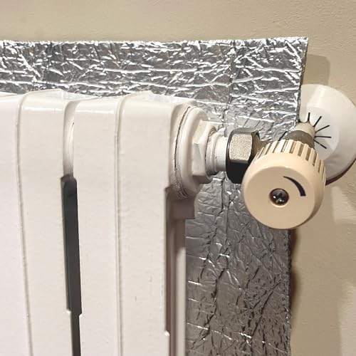 Miniatura 6 de Aislante Térmico Reflexivo 100 Aluminio Y Espuma De Polietileno 2,5m X 1,20m Cinta De Aluminio 10m . Aislamiento Viviendas, Techos, Portales, Radiadores, Caravanas, Furgonetas