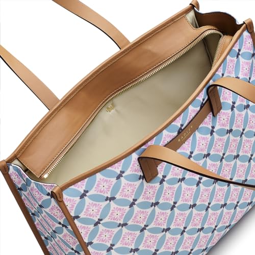 RADLEY London Willow Walk Responsible Women’s Large Recycled Fabric Ziptop Shoulder Bag, Chalk3