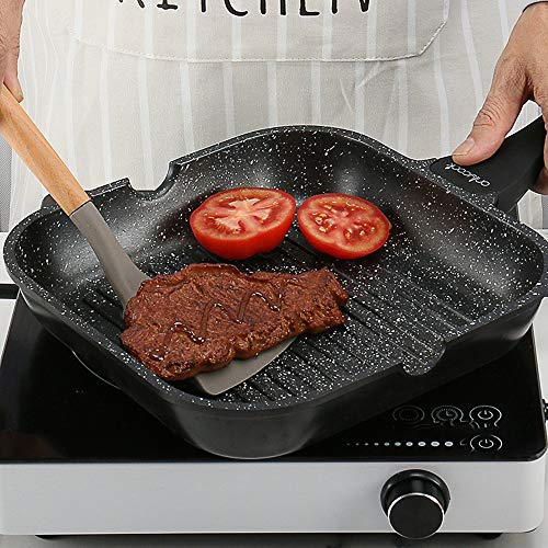Drewniany uchwyt silikonowe przybory kuchenne nieprzywierające naczynia kuchenne odporne na wysokie temperatury silikonowe przybory kuchenne zestaw łyżka łopatka narzędzia kuchenne naczynia kuchenne