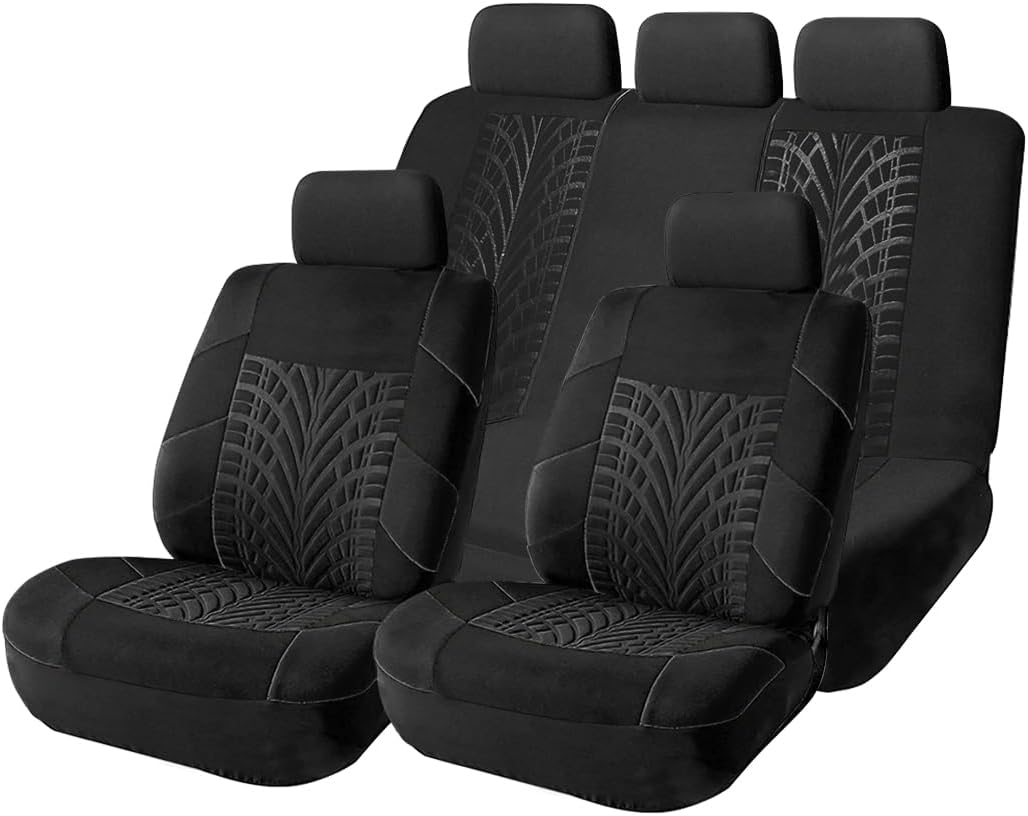 Car Seat Covers Full Set, Polyester Front Bucket Seat