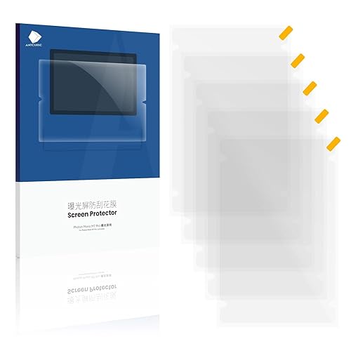 UniTak3D ANYCUBIC Photon Mono M7 & M7 Pro 3D Printer Screen Protector,Original Protective Film 5Pcs Compatible with Anycubic Photon Mono M7 & M7 Pro 10.1inch UV Resin 3D Printers-222 * 126mm