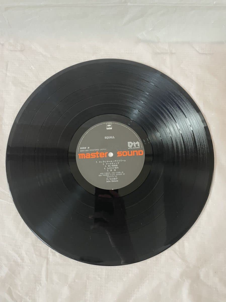 Amazon.co.jp: B498LP レコード 松田聖子 SQUALL スコール master
