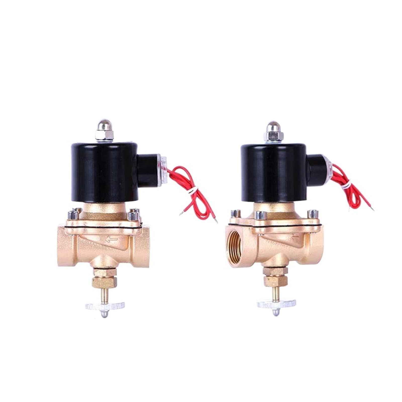 Huuoqiwy Bsp-24Vac 1Pcs 1/2" 3/4" Brass Solenoid Valve Normally Closed Lpg Natural Gas Emergency Shut-Off Solenoid Valve(,0.75 Inch)