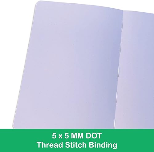Miniatura 3 de Cuaderno punteado con cuadrícula de puntos, colección Zodiac A5, tapa dura, 160 páginas, tamaño 5.7 x 8.2 pulgadas, papel de bambú de 6.32 ozyd,