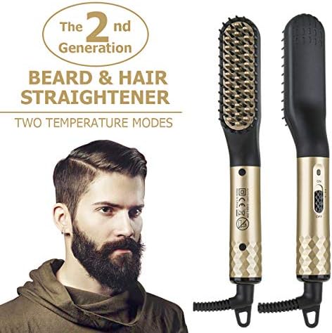 Beard Straightener Comb Brush Multifunctional Hair Styler Electric Hot Comb Quick Beard Straightening Styling Hair Styling for Men
