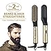 Produktbild Bartglätter für männer Bartglätter Bürste Haar Glätter Kamm Elektrische Bartbürste - Multifunktionaler elektrischer Glättungskamm 2-in-1 Temperatur einstellbar von 180°C bis 200°C