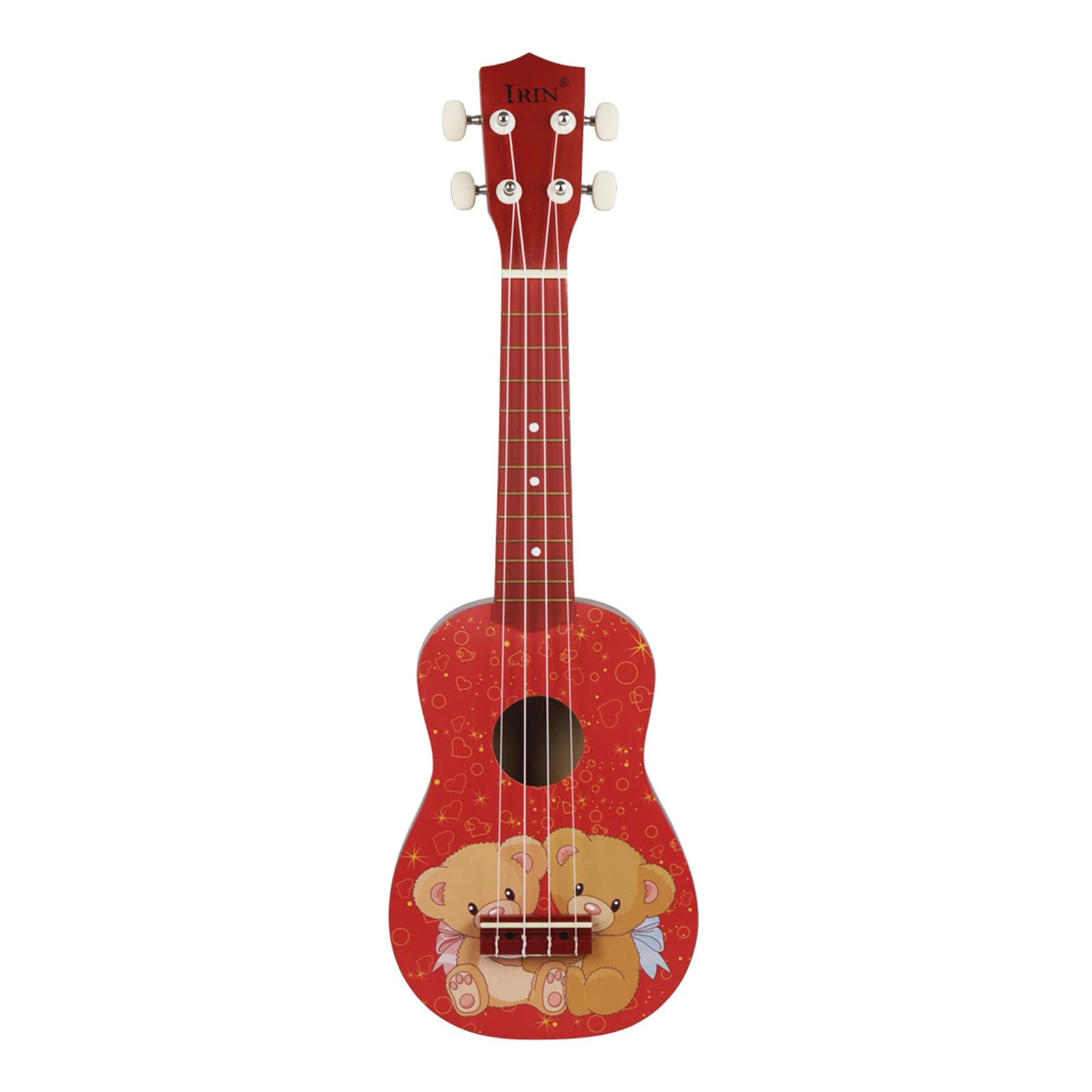 Ukulele 21 Pollice Professionale Ukelele Piccola Chitarra Delicata Pioli di Accordatura 4 Corde Ukulele Legno per Principianti Apprendimento