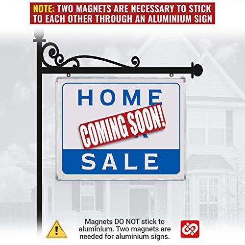 Coming Soon Sign Rider For Realtors – Reusable Magnetic Coming Soon Sign Real Estate Rider | Magnetic Coming Soon Sign For Realtors | Magnetic Coming Soon Sign For Real Estate #TOP2