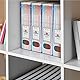 Acrimet Stehsammler Zeitschriftensammler Organizer (Kunststoff) (Transparent Farbe) (2 Stück)