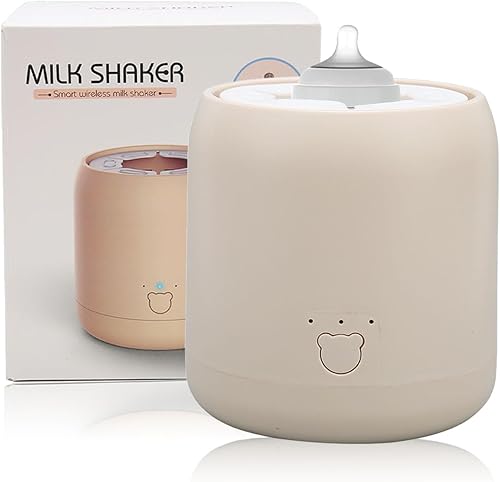 Mezclador de biberones para bebés, coctelera eléctrica automática para biberones para bebés, con carga USB, manos para evitar la hinchazón,