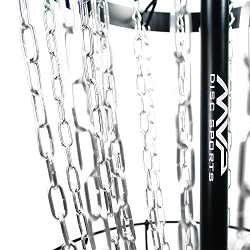 Image of MVP Disc Sports Black Hole Pro HD 24-Chain Portable Disc Golf Basket Target