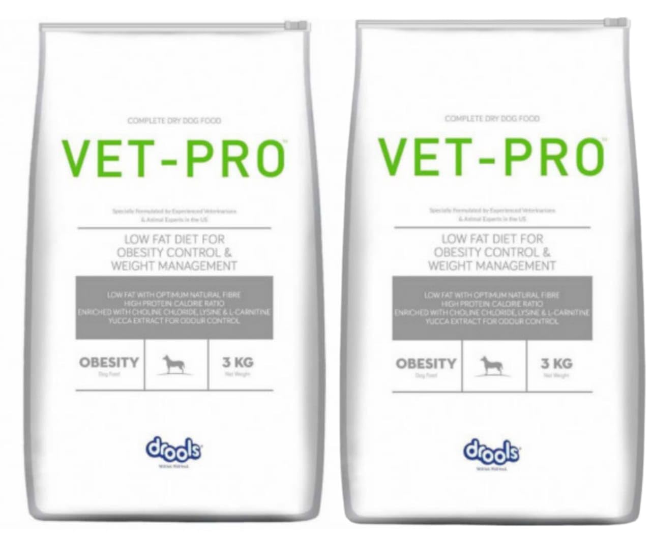 Vet-Pro Obesity Pellet Adult Dog Food, Chicken Flavour, 3kg*2 =6Kg (B0CMMRGV5L) Amazon Price History, Amazon Price Tracker