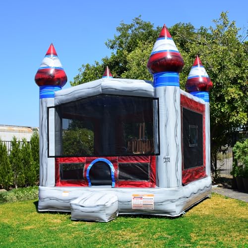 JumpOrange Titanium Commercial Grade Bounce House 13x13 for Kids and Adults (with Blower), Basketball Hoop, Outdoor Indoor, Bouncer Jumper, Birthday Party, Rental Grade, Big Inflatable - Image 3