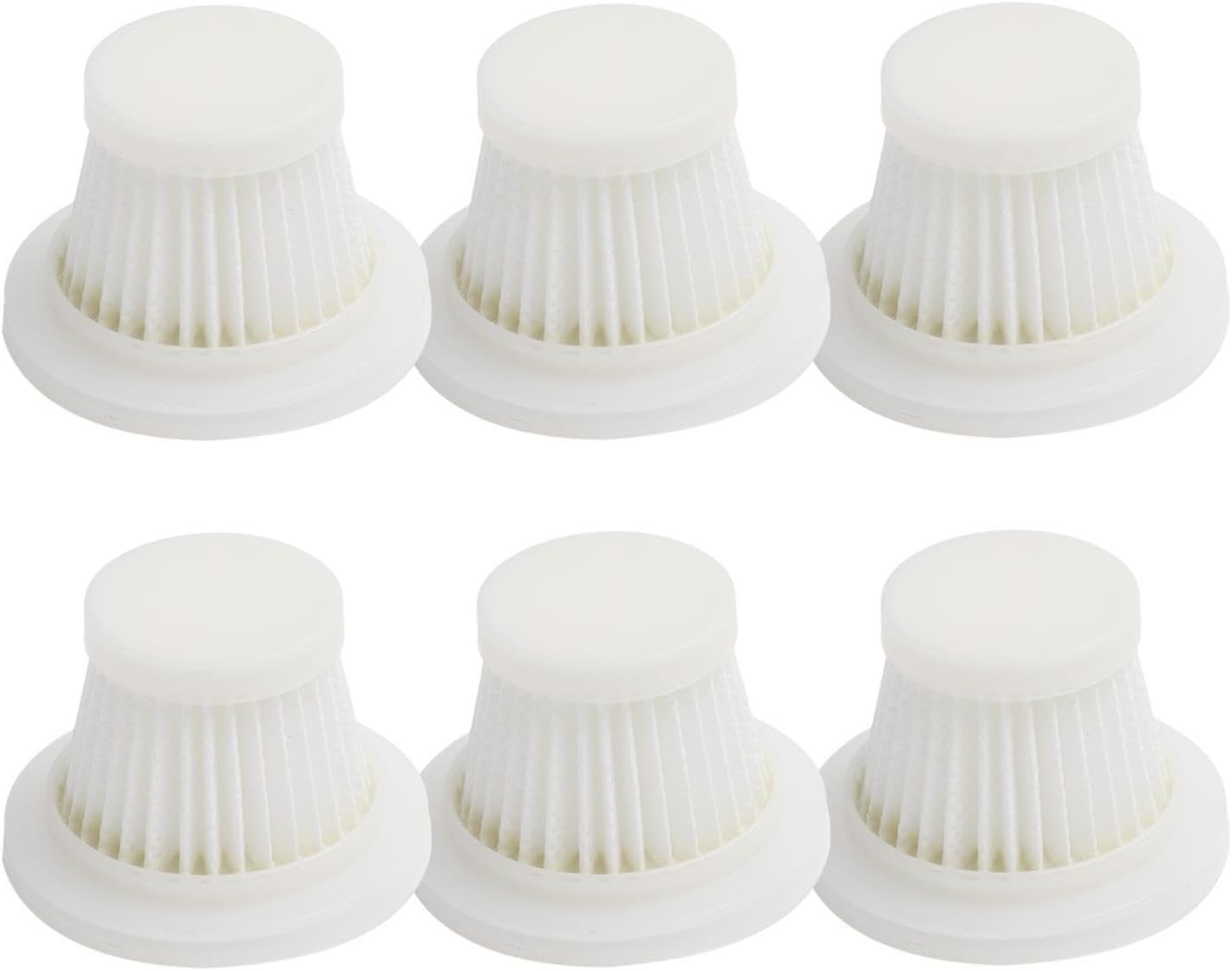 6Pcs Washable Reusable Filter for Handheld Car Vacuum Cleaner