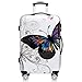 Produktbild MONZANA® Reisekoffer Hartschalenkoffer Butterfly Hartschale Trolley Koffer | ABS-Kunststoff | PC beschichtet | Alu Teleskopgriff | gummierte Zwillingsrollen | Größe XL