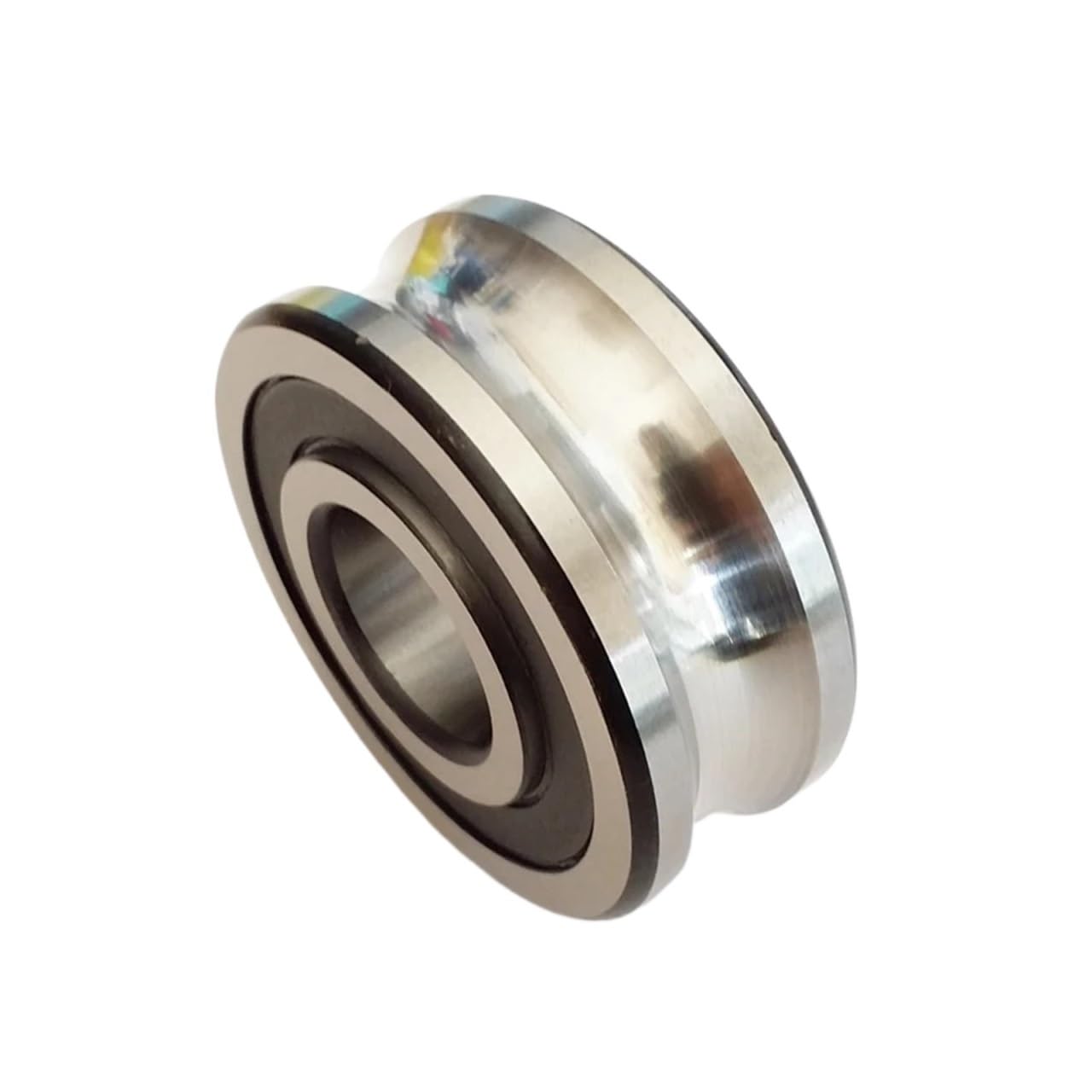 IVEKYKIBC 1PCS Track Rollers Angular Contact Ball Bearings Raceway Groove