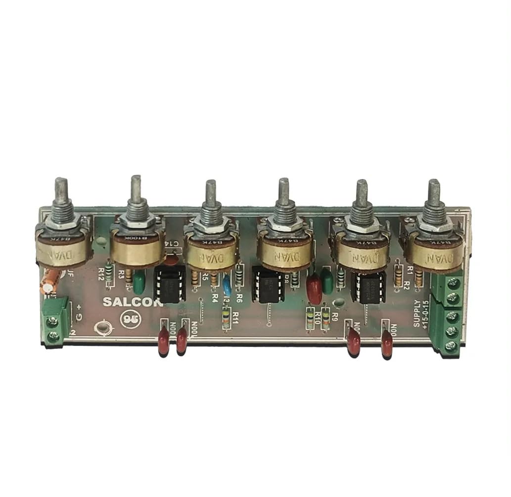 Salcon 6 Tone Mono Pre-Amplifier Gain, Bass, Treble, Mid, Bass Booster Amplifier with DC & AC Characteristics (931)-image-16