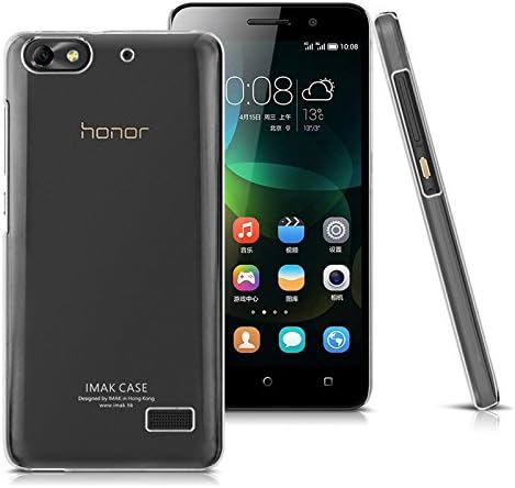 Heartly Plastic Imak Crystal Clear Hot Transparent Thin Hard Best Back Case Cover for Huawei Honor 4C Dual Sim