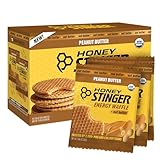 Honey Stinger Organic Peanut Butter Waffle, Energy Stroopwafel for Exercise, Endurance and Performance, Sports Nutrition for Home & Gym, Pre & During Workout, 16.96 Ounces (Pack of 16)