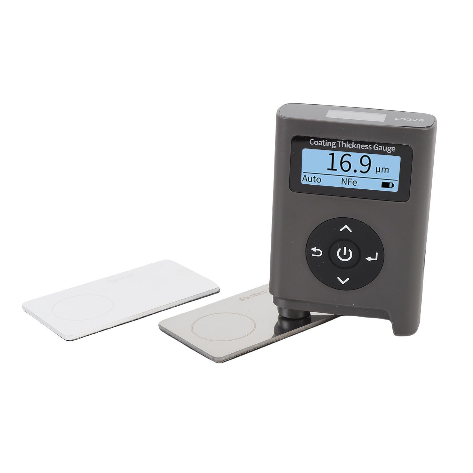 Cocoarm Miernik Grubości Powłoki, Cyfrowy Podwójny Ekran Professional Fe NFe z Bluetooth, 0,0 do 2000 μm do zastosowań Przemysłowych