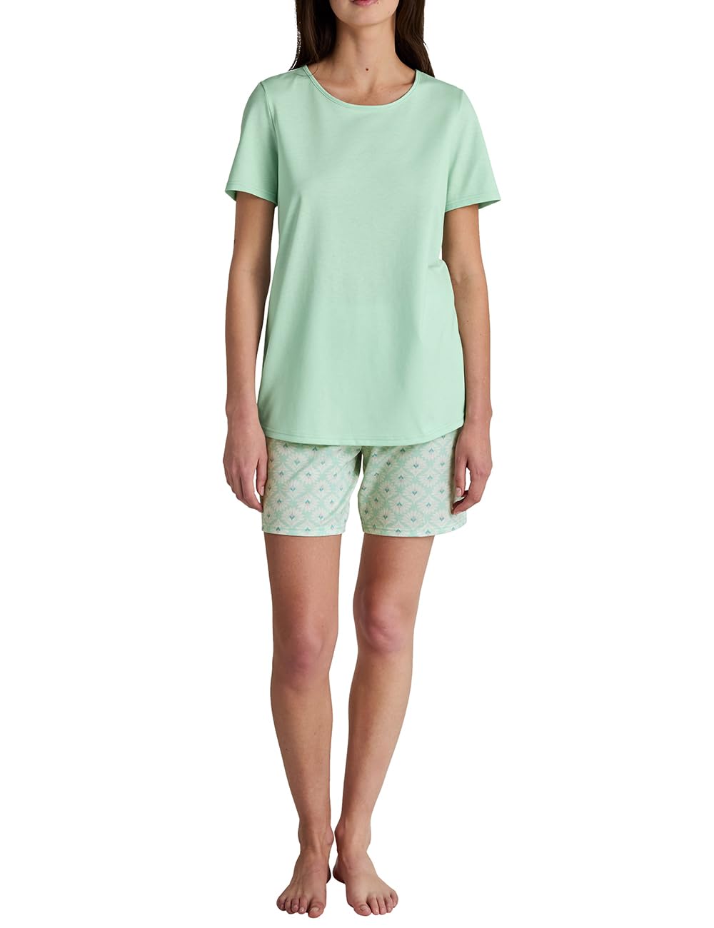 CALIDA dames pyjama 3/4, Riviera Blue., 44-46