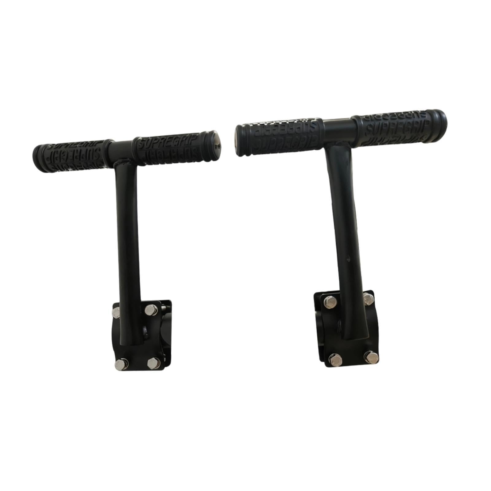 QSTDGVPW 2 Black Handlebar Extenders Replacement Parts for Indoor Exercise Bike, Professional Handlebar Extension Frame Bike Handlebar Extend Bracket Handlebar Extend Handlebar Height Increase Kit