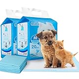 Nobleza - Empapadores Perros Alfombrilla higiénica de Entrenamiento para Perros. Ultraabsorbente 60cm*60cm, 40pcs