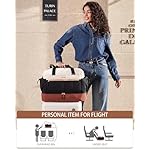 LOVEVOOK Travel Duffel Bag, Weekender Bags for Women, Large Overnight Bags with Shoe Compartment, 38L Carry on Gym Hospital Bag with Wet Pocket, 2 Pcs - Image 4