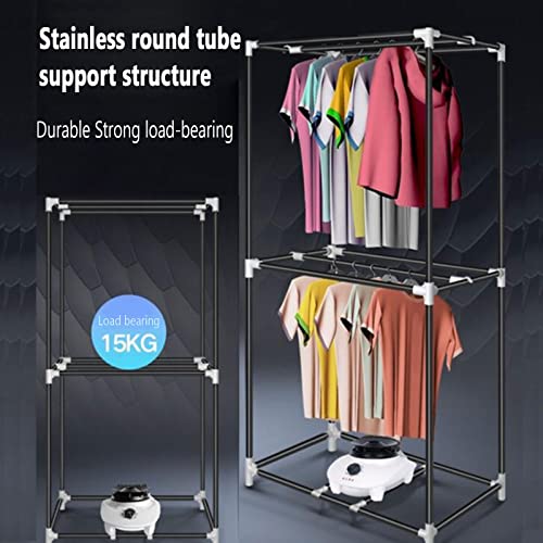 900W Opvouwbare Elektrische Wasdroger, Draagbare Warme Luchtdroger Kleine Energiebesparende Snelle Verwarming Washanger Stille Schoenendroger (Color : Purple) - Image 5