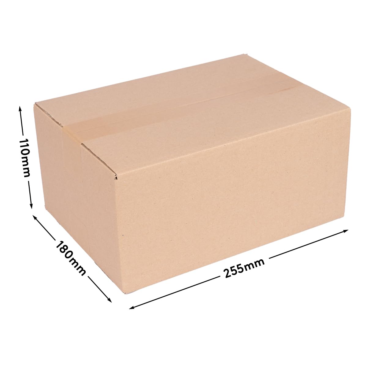 500 Cajas plegables Cajas de envío DHL cajas 250 x 175 x 100 mm, KK-24, 1 pared, material de cartón resistente, envío por correo ,Envío por correo Cajas de embalaje, cajas de cartón