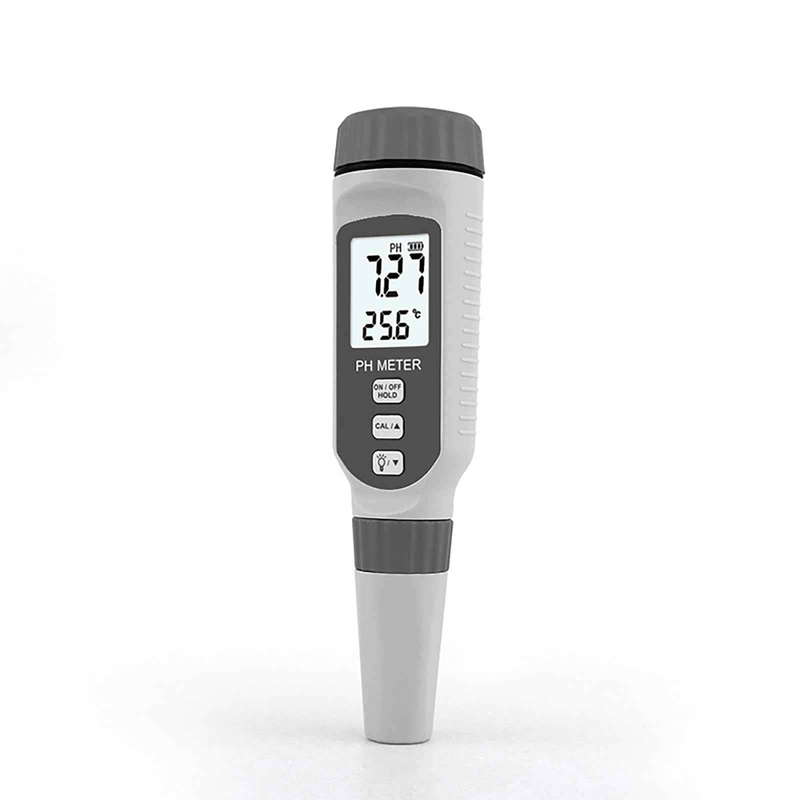 TYZDLSM Professional PH Meter, High Accuracy Digital PH Tester with 3-Point Calibration, Automatic Temperature Compensation, Backlit LCD Display, for Aquariums, Hydroponics, Lab
