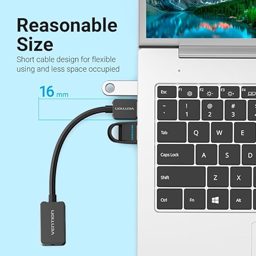 Place de Som Externa VENTION Adaptador USB Para P3 Suporte Fone e Microfone TRRS 3.5mm Adaptador USB