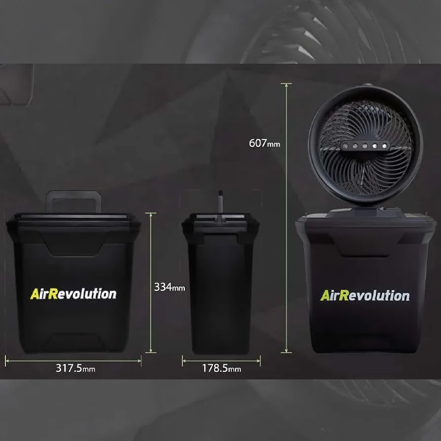 Amazon.co.jp: AirRevolution MIST FAN 超音波ミストファン 充電