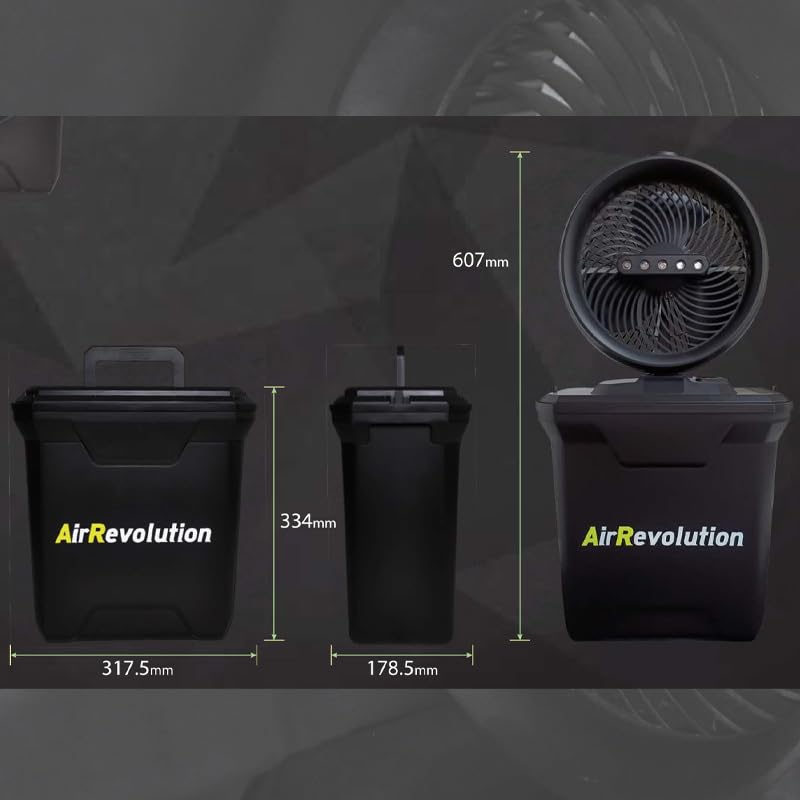 Amazon.co.jp: AirRevolution MIST FAN 超音波ミストファン 充電