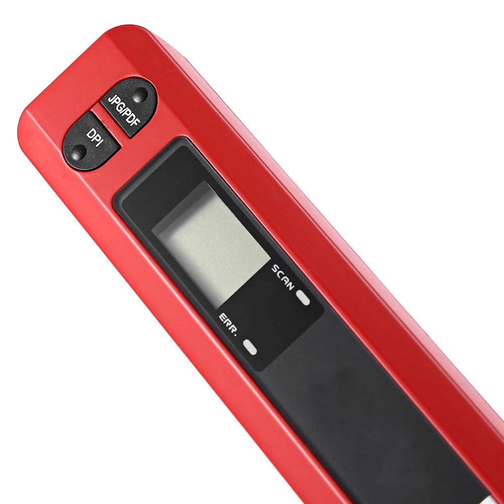 Escáner portátil, Escáner de Mano inalámbrico para Documentos, HD 900DPI, Selección de Formato JPG/PDF, para Empresas, Fotos, Recibos, Libros,Red