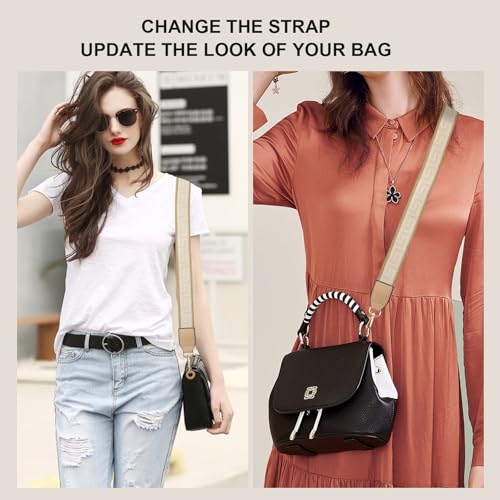 Image of Long Keeper Purse Strap Wide 3.8cm Shoulder Strap Crossbody Bag Strap Replacement Adjustable Guitar Straps for Women Handbags